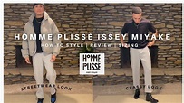 How To Style PLEATED Trousers | Homme Plissé Issey Miyake Review ...