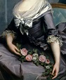 Portrait of Marie-Louise of Savoy, Princess de Lamballe (detail), by ...