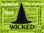 Wicked Lyrics Wallpaper - Wicked Fan Art (13102068) - Fanpop