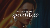 naomi scott - speechless (lyrics) - YouTube