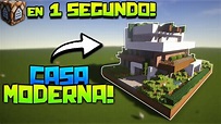 CASA MODERNA con un SOLO COMANDO! *EPICO* | Minecraft 1.13 | SIN MODS ...