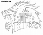 _Chennai_Super_Kings_Logo Coloring Kids - Coloring Kids