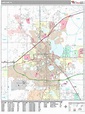 Lakeland Florida Wall Map (Premium Style) by MarketMAPS - MapSales
