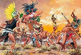 Las guerras florecientes | Aztec warrior, Aztec art, Aztec civilization