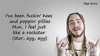 Rockstar Lyric - Post Malone - YouTube