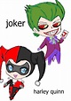 Chibi joker and harley quinn (classic version) by Tashiyoukai on DeviantArt