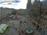 München: Marienplatz-Panorama - Webcam Galore