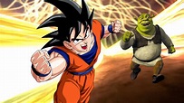 Goku and Shrek at the World of Light | Know Your Meme