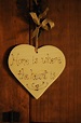 Heart sign Home is where the heart is wooden heart plaque