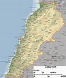 Beirut Map - Lebanon