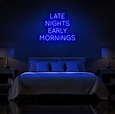 Budget-Friendly Late Night Early Morning neon sign | Elitist