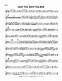 Partituras para Violino: Just The Way You Are - Bruno Mars