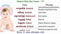 tamil baby boy names starting with sow - alice-fischer