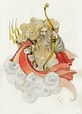 The God Of The Sky | Old Lithuanian Gods | Lina Kusaite | Illustrators ...