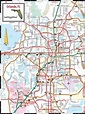 Large Orlando Maps for Free Download and Print | High-Resolution and ...