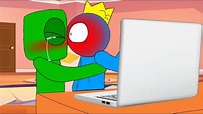 Blue x Green Rainbow Friends | Roblox Rainbow Friends Animation - YouTube