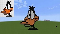 Duffy Duck Pixel Art - Minecraft - [ITA] - YouTube