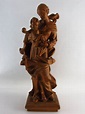 Madonna Holz geschnitzt Handarbeit Skultpur Figur Madonnenfigur ...