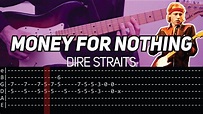 Dire Straits - Money for nothing intro + Live solo (Guitar lesson with ...