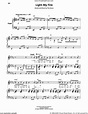 Light My Fire sheet music for keyboard or piano (PDF)