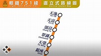 🚄輕鐵751綫月台直立式路線圖 - 香港鐵道夢 - YouTube