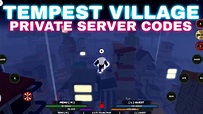 TEMPEST VILLAGE PRIVATE SERVER CODES IN SHINDO LIFE | NEW GEN 3 5 TAILS ...