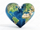 Heart shaped earth Stock Photo by ©destinacigdem 69981663