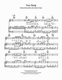 Ellie Goulding "Your Song" Sheet Music PDF Notes, Chords | Pop Score ...