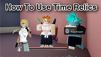 How To Use Time Relics (Peroxide) - YouTube