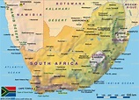 Karte von Südafrika (Land / Staat) | Welt-Atlas.de
