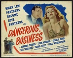 Original Dangerous Business (1946) movie poster in VG condition for $35.00