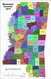Map Of Counties In Mississippi - World Map