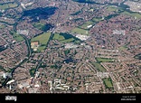Aerial view of the London Borough of Sutton including the St Helier ...