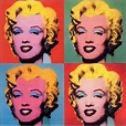Andy Warhol: The Shot Marilyns (4 tele quadrate da 40 pollici) # ...