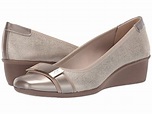 Anne Klein Sport Waken Wedge Heel (metallic Taupe) Women's Shoes | Lyst