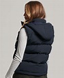 Superdry Everest 連帽蓬鬆背心外套 - 女性 Womens Jackets