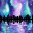 Aurora Borealis | Digital art tutorial, Digital painting, Aurora borealis