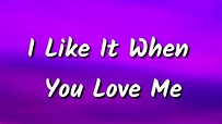 Oh Wonder - I Like It When You Love Me (Lyrics) - YouTube