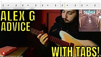 Alex G - Advice (Guitar Cover) | WITH TABS - YouTube