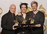 Train with their Grammys for "Hey, Soul Sister" at the 2011 Grammy ...
