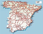 Mapa de Carreteras de España - Tamaño completo