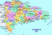 Map Library of the Dominican Republic: the Dominican Republic and Santo ...
