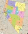 Mapas Detallados de Nevada para Descargar Gratis e Imprimir