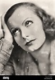 Retrato de la actriz Greta Garbo - época del cine mudo Fotografía de ...
