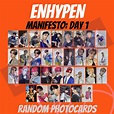 ENHYPEN - Manifesto: Day 1 Official Album Random Photocards Standard ...