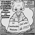 Pinto Dibujos: Dia de la constitución para colorear 5 de febrero para ...