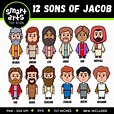 12 Sons Of Jacob Printable