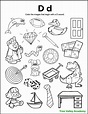 Letter D Sound Worksheets - Tree Valley Academy