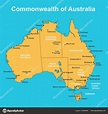 Carte De L\'australie Avec Les Villes | Carte