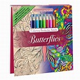 Mua Botanical Garden Adult Coloring Book Set With 24 Colored Pencils ...